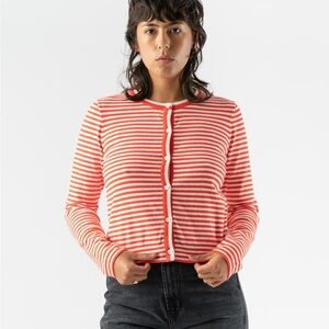 NWT Alex Mill Albertina Cardigan in Poppy